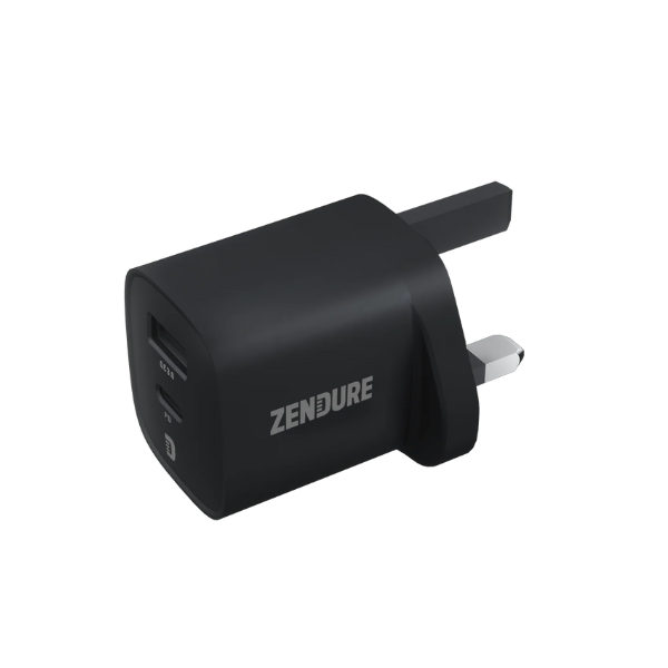   Zendure - SuperPort 35W Dual-Port Mini Wall Charger Black    