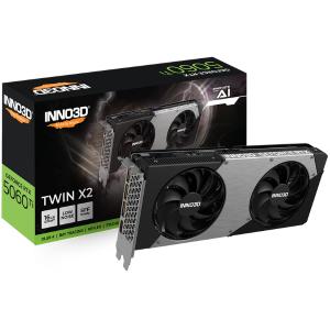   إينو 3D -  كرت شاشة جيفورس RTX 5060 Ti توين X2 OC 16GB GDDR7،    