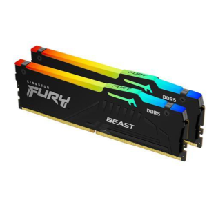   كينجستون - ذاكرة رام Kingston FURY DDR5 32GB 6000MHz CL36 KF560C36BBE2AK2-32    
