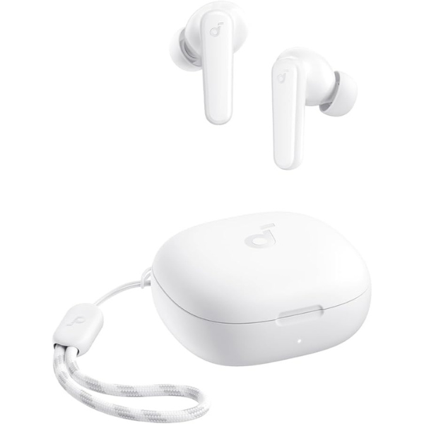   Soundcore - R50i Wireless Earbuds with Powerful Sound and 30H Battery - White    