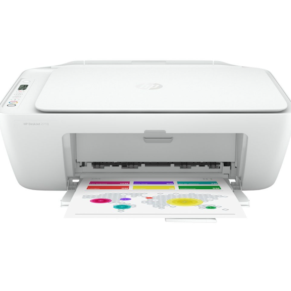 Hulul Store | Hp 2710 Printer, All-In-One - Wireless, Print, & Scan Inkjet Printer