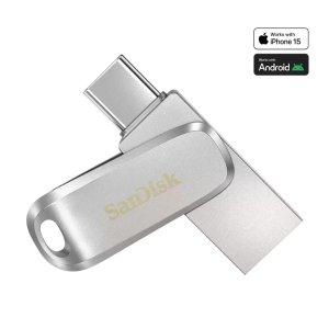   SanDisk Ultra Dual Drive Luxe 64GB USB Type-C & A 3.2 with Read Speed 400MB/s    