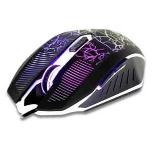   Noon East - Gaming Mouse with 6 Buttons, LED Lighting, and Customizable DPI    