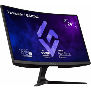   ViewSonic 24" FHD 180Hz Curved Gaming Monitor - VX2418C    