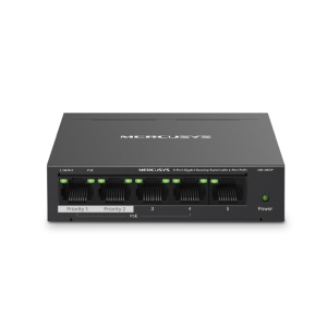   +Mercusys - 5-Port Gigabit Desktop Switch with 4-Port PoE    