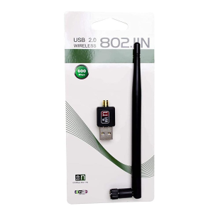   Mini USB Wifi Wireless Lan 600Mbps 802.11 N/G/B Adapter with Antenna    