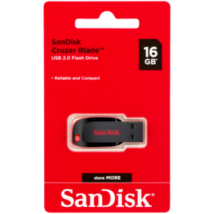  SanDisk Flash Drive 16GB USB 2.0    