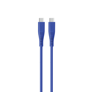   Goui - Silicon Type C to Type C - 1.5Mts Blue Cable    