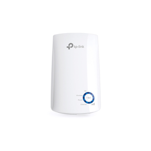   TP-Link TL-WA850RE is a wireless range extender with speeds of up to 300 Mbps and an Ethernet port for connecting wired devices    