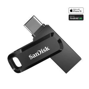   SanDisk - Ultra Dual Drive Go Flash Drive 128GB with read speeds up to 400MB/s    