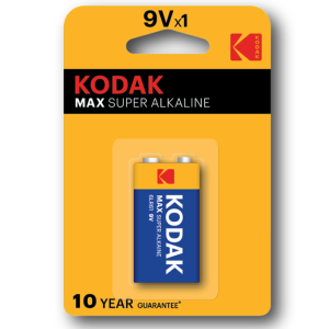   Kodak Max Alkaline Battery 6LR61 – 9 V BL1    