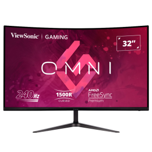   ViewSonic-32 Inch 240Hz Curved HD Gaming Monitor VX3219-PC    