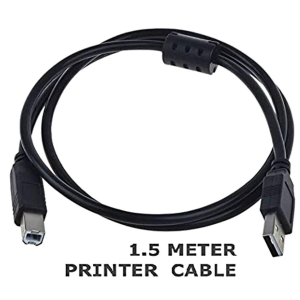   Edatalife USB 2.0 Printer Cable 1.5 M, Male To Male Data Transmission Cable, Compatible With Printers- Dl - Printer    