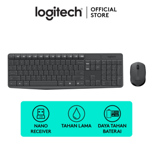   Logitech Wireless Keyboard and Mouse Combo (MK235)    