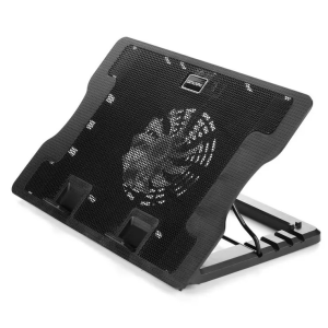   DZ-CP100 Laptop Cooling Pad with Dual USB Port, Silent Fan, Adjustable Angles Compatible with All Sizes of Laptops.    