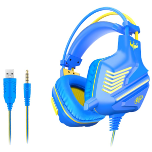   اوفلينج Innate Voice GT61، سماعة ألعاب ستيريو - أزرق وأصفر    