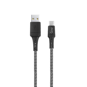   Goui - Tough Twist Braid Type-C to USB-A Cable White    