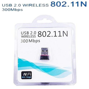   Ranz Wi-Fi Receiver 300Mbps, 2.4GHz, 802.11b/g/n USB 2.0 Wireless Mini Wi-Fi Network Adapter    