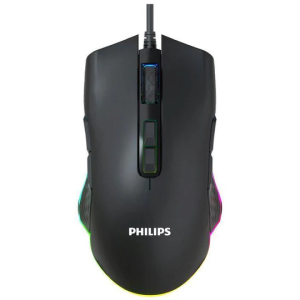   Philips - RGB Wired Gaming Mouse (SPK9201BL)    