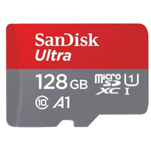   SanDisk, memory card, capacity 128 GB, speed up to 140 MB/s (SDSQUAB-128G-GN6MA)    